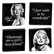 Marilyn Monroe Tile Magnet 4-Pack